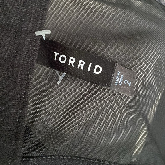 NWOT Torrid bustier lace & mesh Nightie - Picture 7 of 7